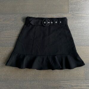 H&M mini belted skirt
